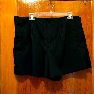 Black Dress Shorts Wide leg